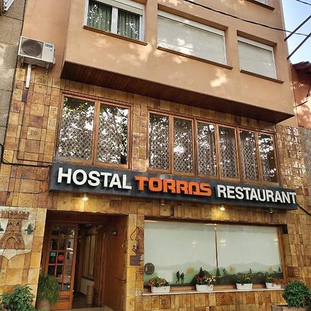 Hostal Torras Sant Hilari Sacalm Eksteriør billede
